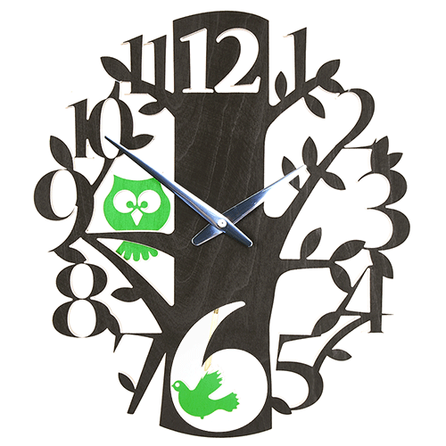 Birds & Owls Clock